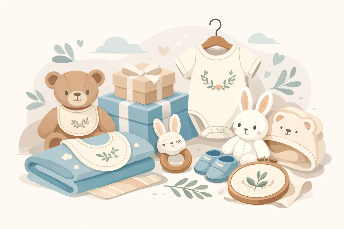 Best Embroidered Baby Shower Gifts to Give