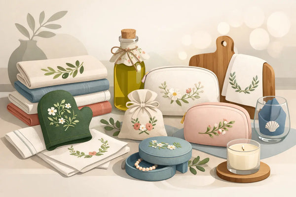 12 Embroidered Hostess Gift Ideas She’ll Use