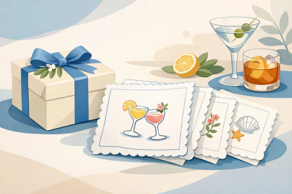 Why an Embroidered Cocktail Napkins Gift Works