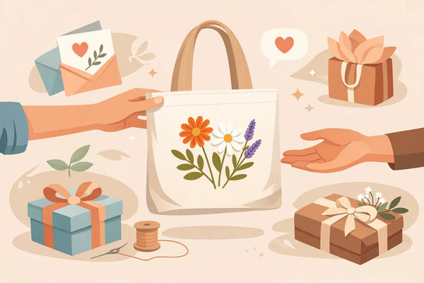 How to Gift Embroidered Tote Bags Thoughtfully