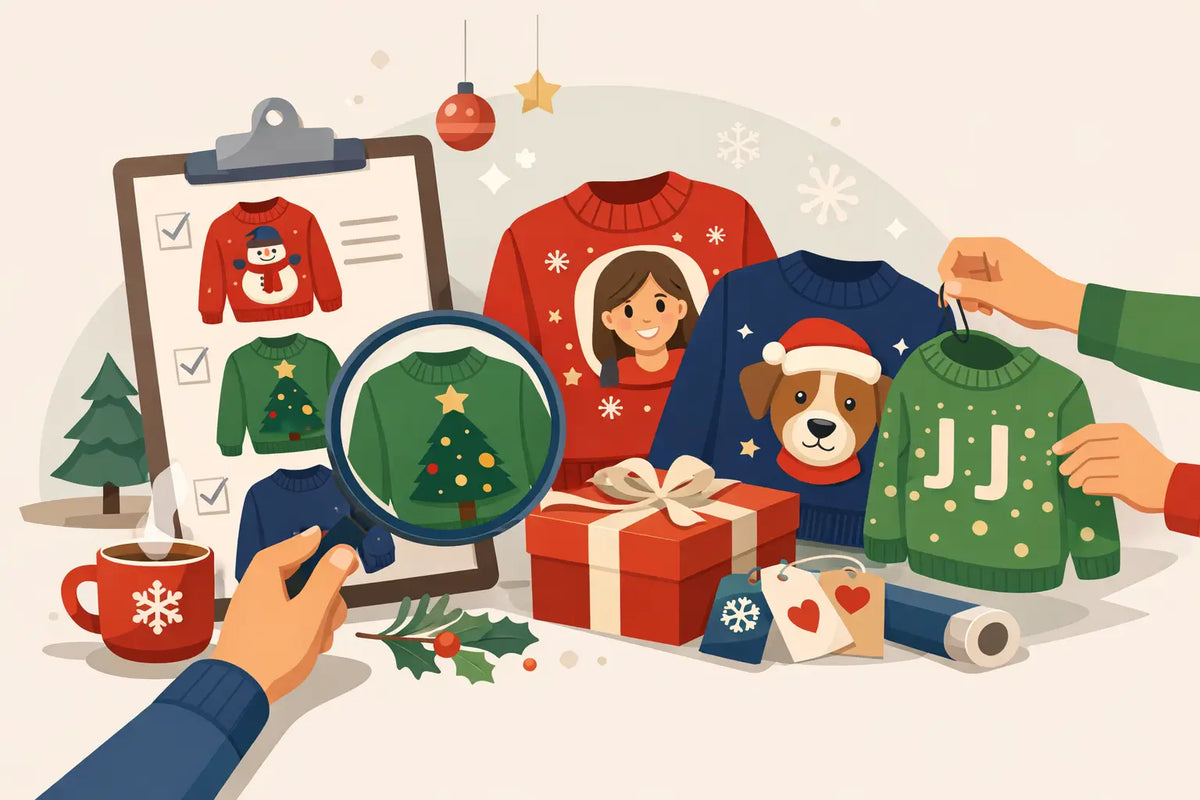 How to Pick a Personalized Holiday Sweater Gift