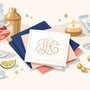 Monogrammed Cocktail Party Napkins That Charm