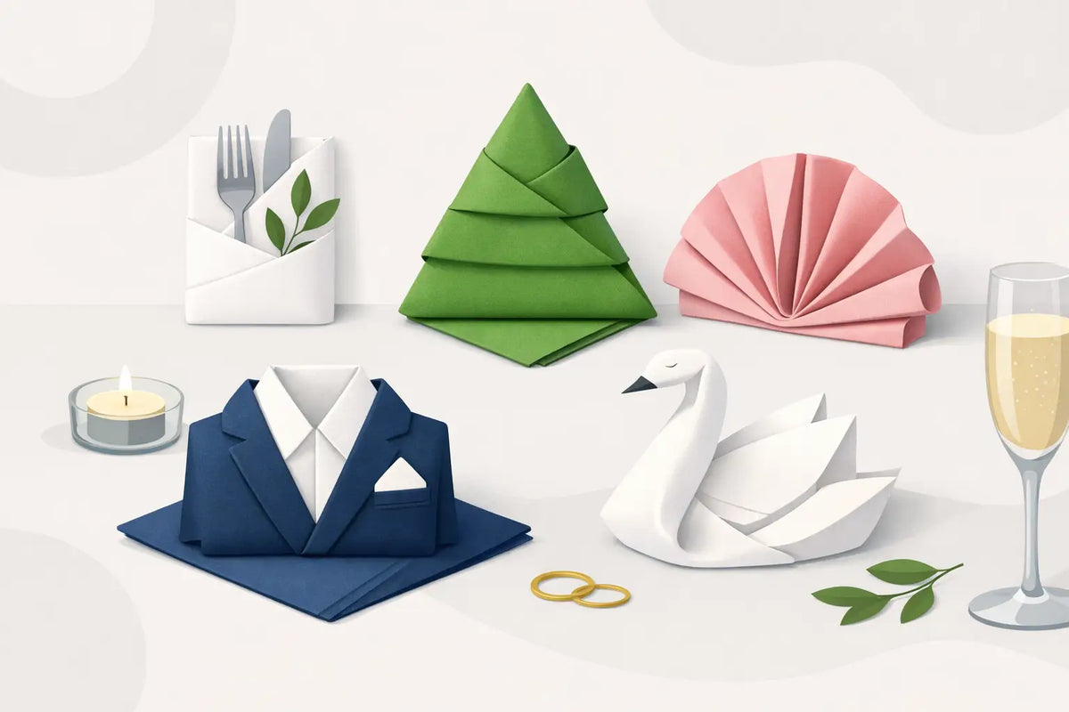 How to Fold Cocktail Napkins for Any Party