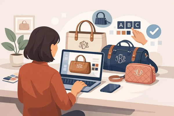 How to Order Monogrammed Bags Without Guesswork