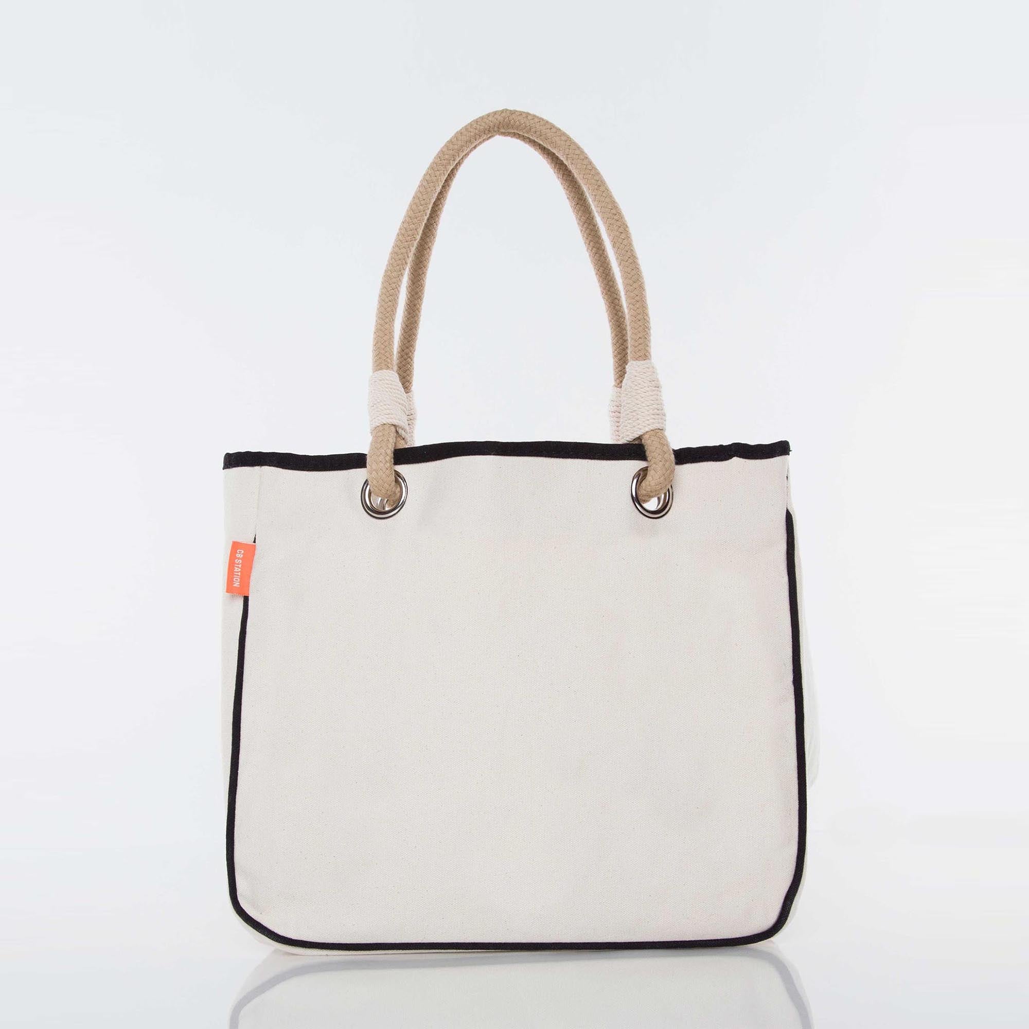 Personalized Rope Tote