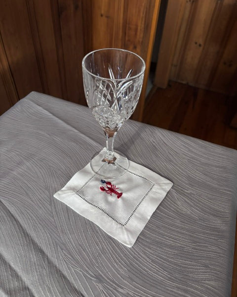 Preppy Lobster With Cocktail Cocktail Napkins