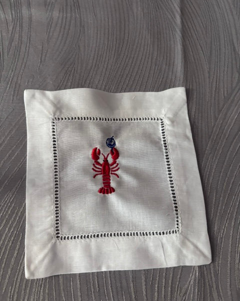 Preppy Lobster With Cocktail Cocktail Napkins