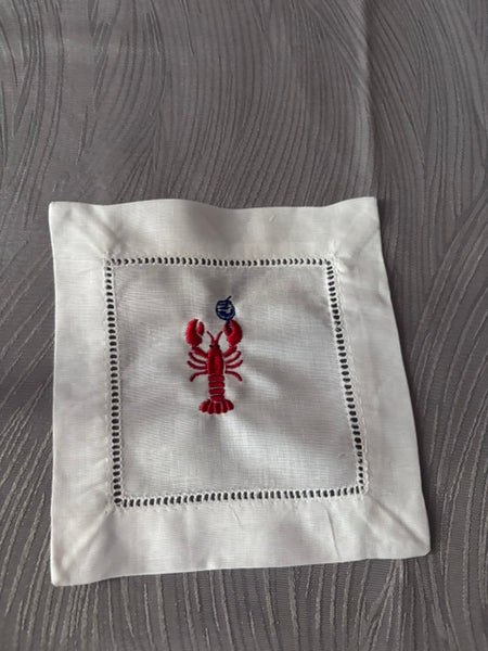 Preppy Lobster With Cocktail Cocktail Napkins