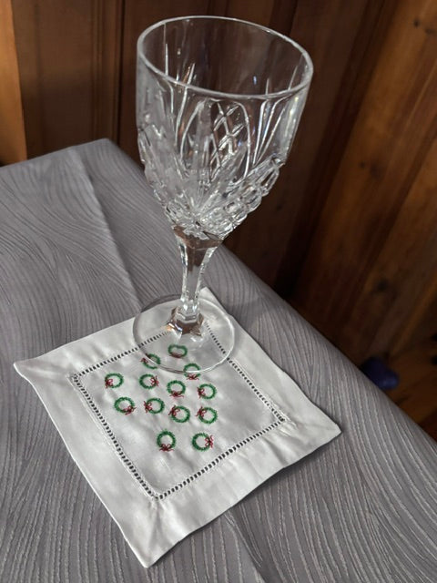 Christmas Wreath Cocktail Napkins