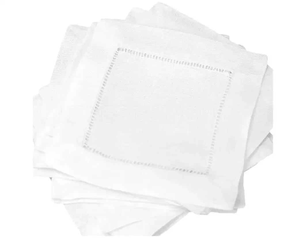 Custom Text Cocktail Napkin Set - Embroidery - N - More By JAC