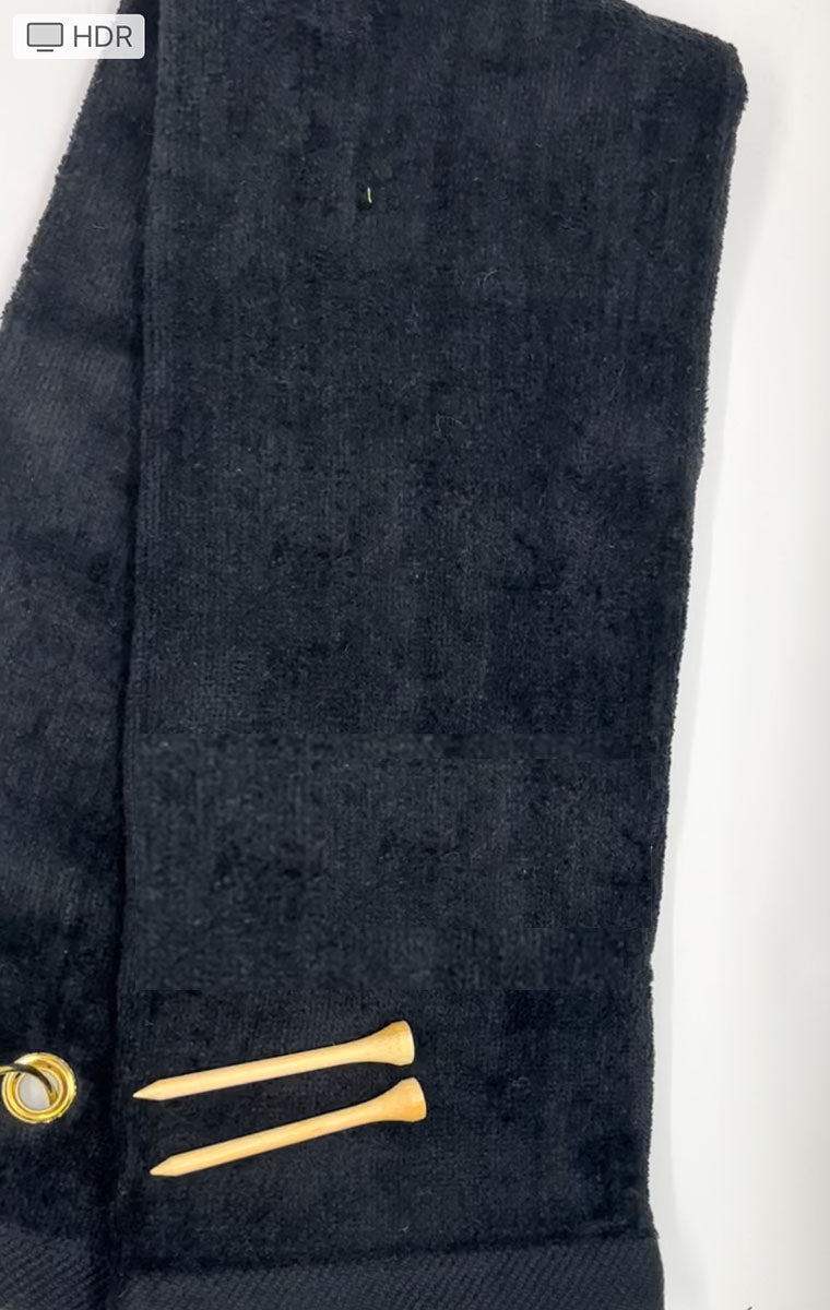 Personalized Trifold Golf Towel – Embroidered with Name