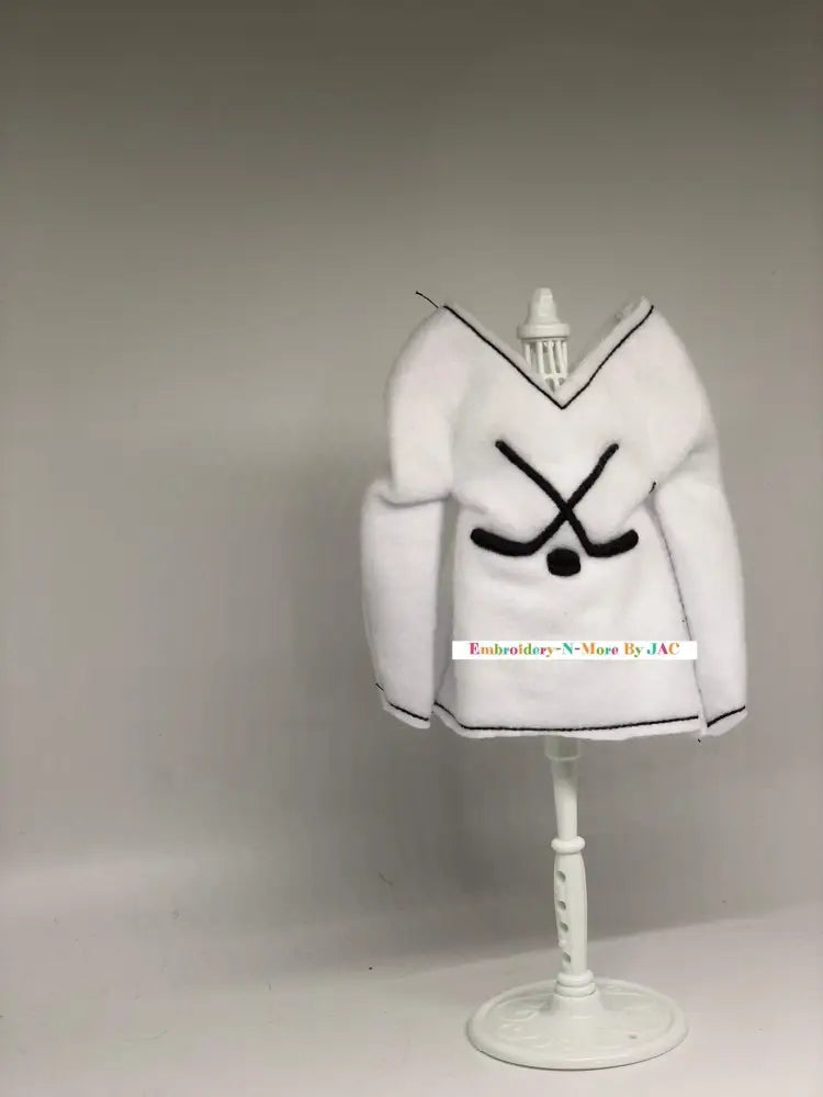 Hockey Elf Sweater - Embroidery - N - More By JAC