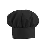 black personalized chef hat for kitchen or cooking gift