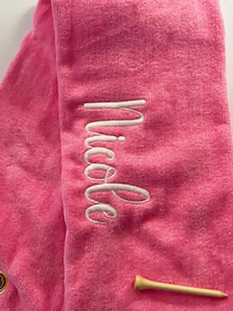 Personalized Golf Towel - Embroidery - N - More By JAC