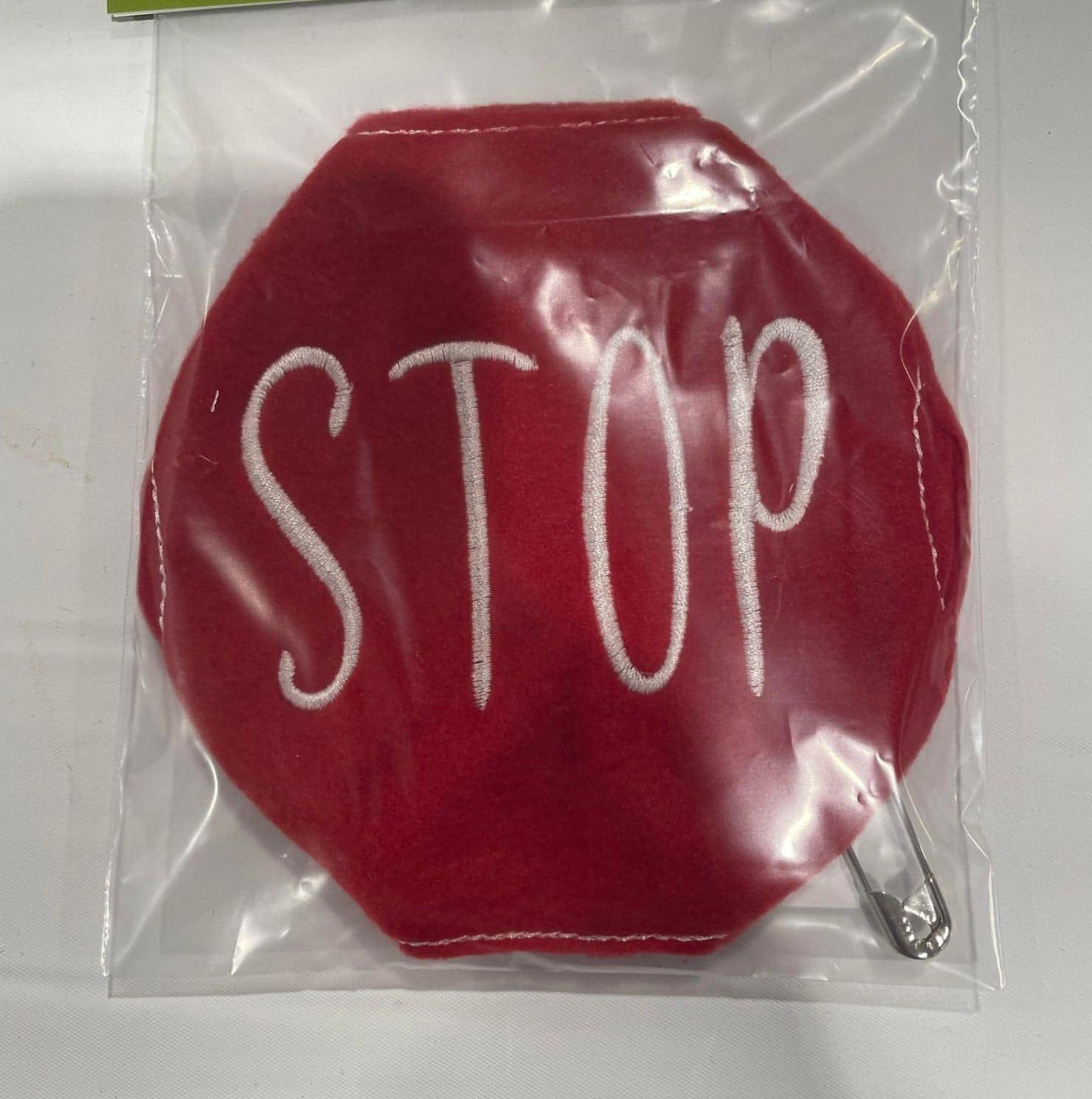 Stop Sign Elf Costume - Embroidery - N - More By JAC